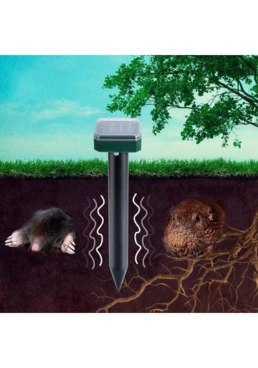8 Adet Solar Güneş Enerjili Akrep,köstebek,yılan Fare Kovucu 750-1000 M2 Etkili Kare