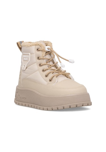 Elit Asnrt037 Kız Çocuk Düz Bot Bej Bej