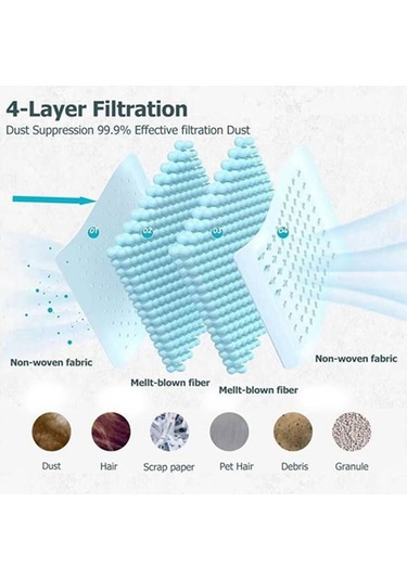 Crackedice Roborock S8 Maxv Ultra / P10 A7400rr / Q Revo İçin 12 Adet Toz Torbası