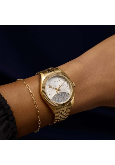 Timex Tw2y20300 Kadın Kol Saati Altın