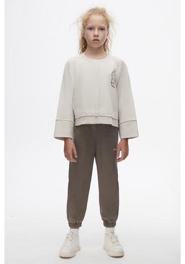 Nk Kids Kız Çocuk Sweatshirt 37816 Gri