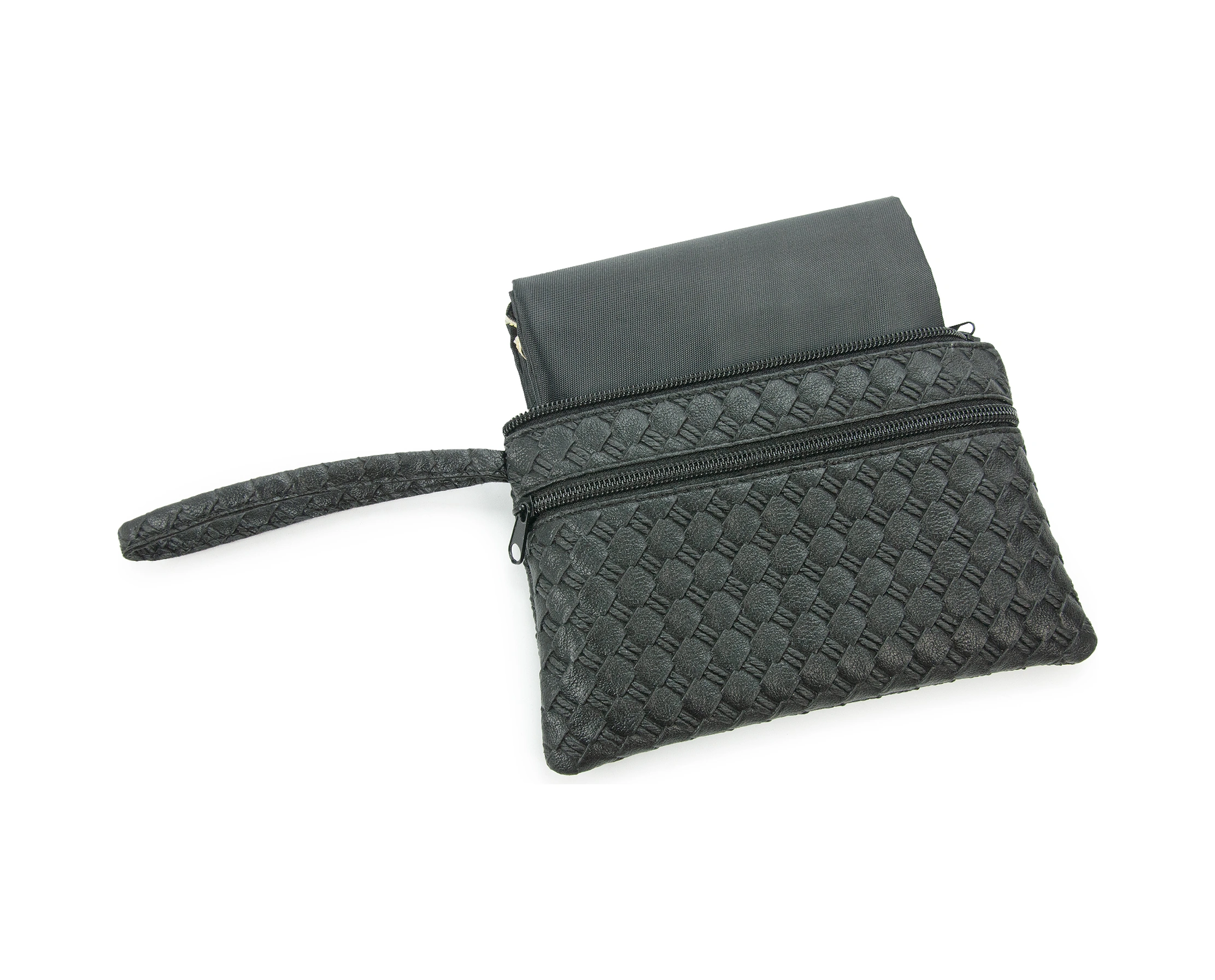 Çantalı Pratik Seccade - Katlanabilir, Su Geçirmez, Taşınabilir Namazlık Siyah