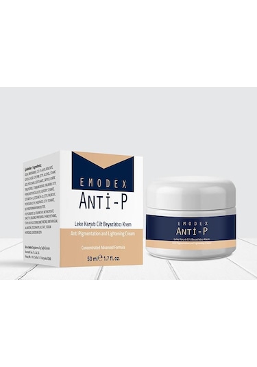 Emodex Anti-P Leke Karşıtı Cilt Beyazlatıcı Krem 50 ML