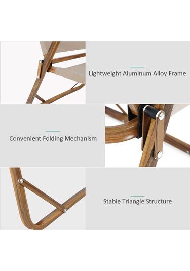 Suofeng Katlanır Balıkçı Sandalyesi Haki Küçük Haki