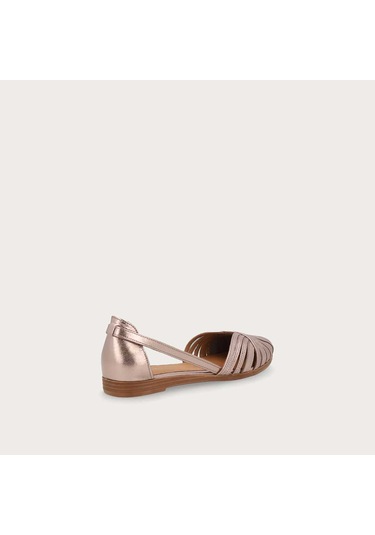 Bronzo Sneaker Kadın 03v4 Frau Lamınato Bronz