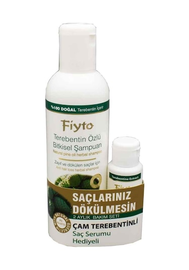 Fiyto Çam Terebentin Özlü Şampuan 500 ML + Saç Serumu 75 ML