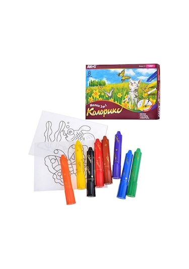 Amos Crx5p8 Colorix 3in1 Pastel Boya 8 Renk