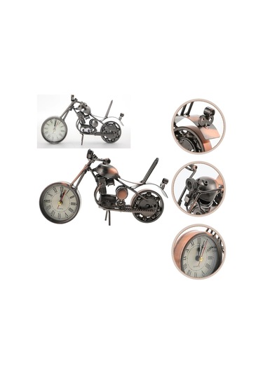 Metal Motosiklet Saat Çok Renkli