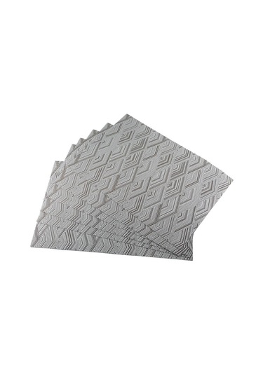 Açık Gri 4 Adet/takım Pvc Placemat Yemek Masası Paspas Seti De Masa Kase Ped Peçete Yemek Masası Tepsisi Mat Bardak Çocuk Masası Seti Açık Gri