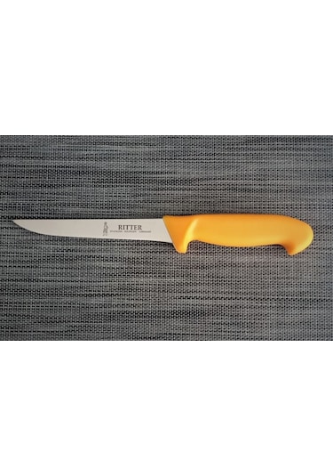 Solingen Rıtter Kemik Sıyırma Kasap Bıçağı 15 Cm Sarı
