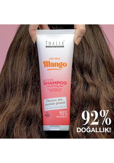 Thalia Yulaf Sütü & Mango Özlü Kıvırcık & Kabarık Saçlara Özel Bakım Şampuanı 250 ML