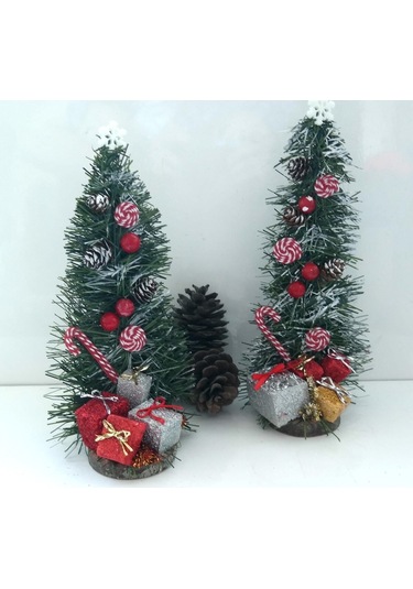 Mini Yılbaşı Ağacı Seti 2'li
