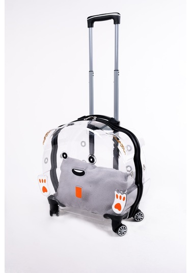 Nishev Tekerlekli Çekçekli Kedi Köpek Taşıma Valizi