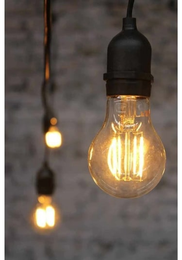 Amber Cam A60 Rustik Led Filament Ampul 4w E27 Gün Işığı Vintage