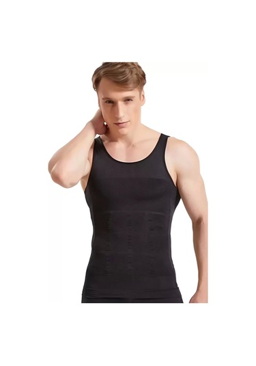 Erkek Korse Atlet Siyah