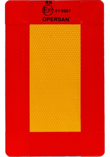 Mega Oto Market Opersan Reflektör Çekici Römork Tır Kamyon Tabel 1 Mm Aluminyum Sac 22x36 Cm Kısa Dikdörtgen 1 Adet