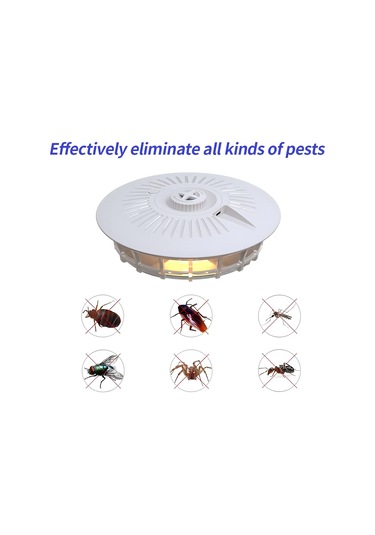 Hfambition Pire, Mus, Sinek Ve Haşere Tutucu Işık - 4 Modlu Isı Ve Işık Tahrikli, Usb/pil Beslemeli, 80-120 M² Kapsama Alanı