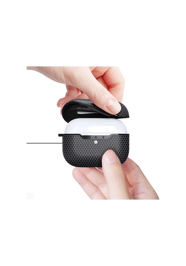 Ekılıf - Airpods Pro Uyumlu - Kılıf Darbelere Karşı Dayanıklı Koruyucu Silikon Kılıf Airbag 20 - Koyu Yeşil