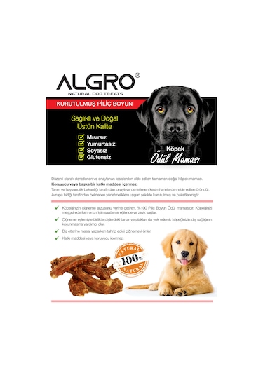 Algro Piliç Boyun Köpek Çiğneme Maması 150 G