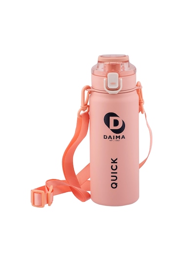 Daima Quick 650 Ml 12 Saat Sıcak, 12 Saat Soğuk Pembe Termos Pembe