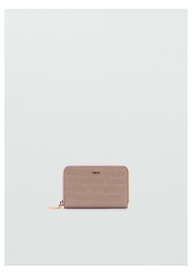 Timsah Derisi Görünümlü Bozuk Para Cüzdanı