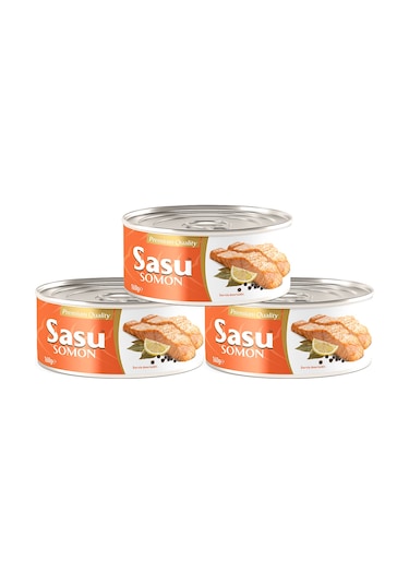 Sasu Norveç Somon Balığı Bütün Dilim 3 x 160 G