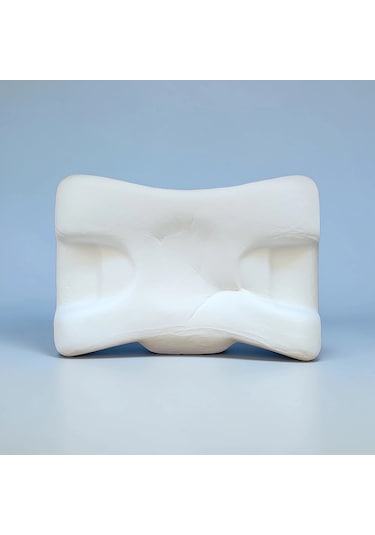 Ortopedik Visco Yastık Ergonomik Boyun Destekli Memory Foam Yastık Sarı