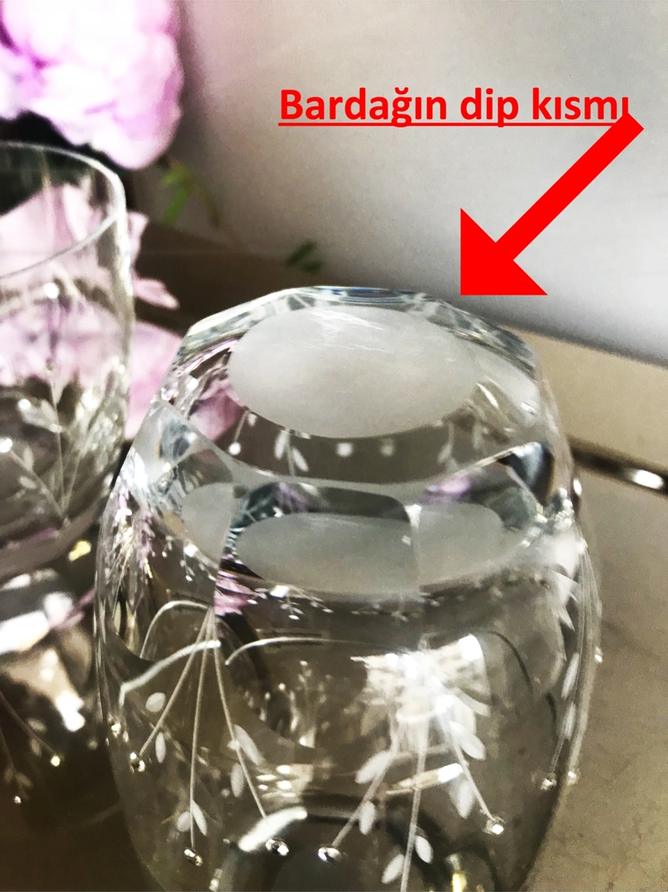 Pearl Viski Bardağı Özel Yapım % 100 El Yapımı 6 Adet Şeffaf