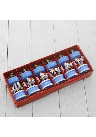 Dekoratif Mini Atlı Karınca Figürü 6'lı Set 87920740