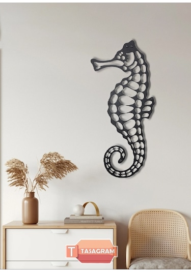 Seahorse Lazer Kesim Metal Tablo
