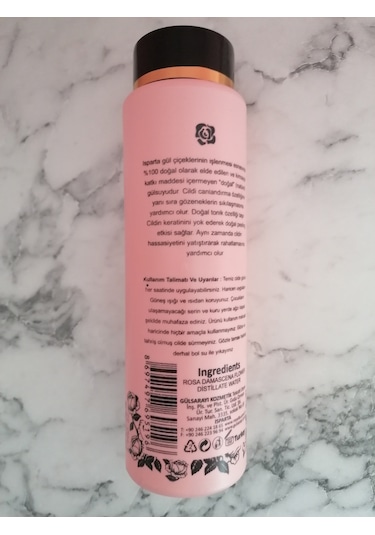 Gülsarayı Doğal Gül Suyu 400 ML
