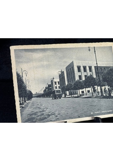İtalya Us39 Postcard Italy Forli Viale Xxvııı Ottobre 1939