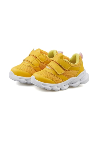 Cool Caty Işıklı Sneaker Bebek Spor Ayakkabı Sarı