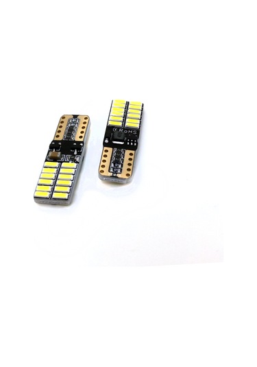 Femex  T10-24Ledli Yassı Dipsiz Led Ampul Canbus Ultra Parlak 300L