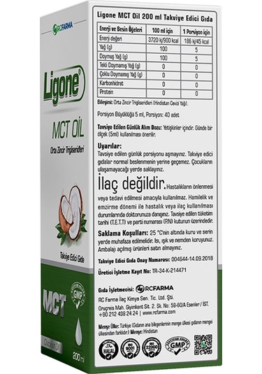 Ligone Mct Oil 200Ml