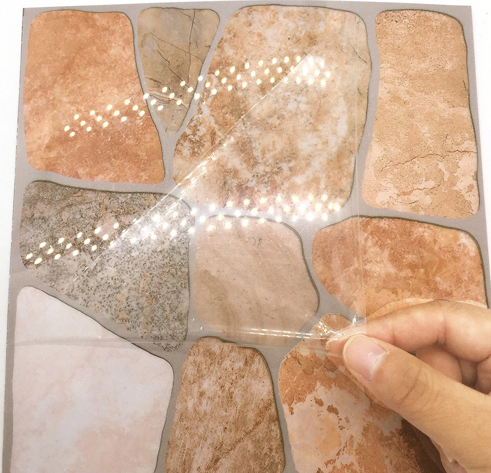 Hombey Mediterranean Tarzı Pvc Otomatik Yapıştırıcı Duvar Stickerleri 20x20cm 10 Adet - Ev Dekorasyonu İçin Kolay Uygulama Ve Kaldırma Diğer