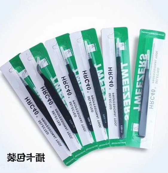 Tongxida 9 Parça Manyetik Paslanmaz Çelik Elektronik Set: Düz-uç Yuvarlak Dik Uç Esd-15 1.5 Mm Kartlı Paketle