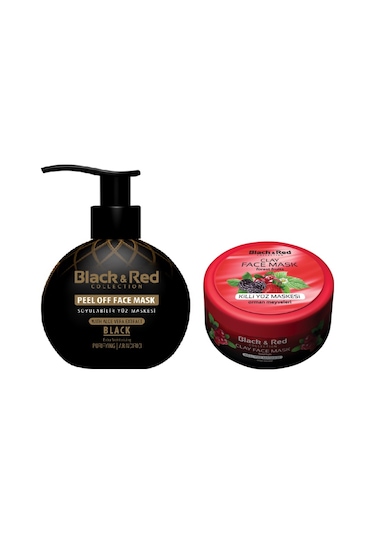 Soyulabilir Yüz Maskesi Siyah 250 Ml+ Killi Yüz Maskesi 400 Gr