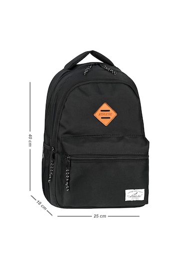 Günlük Seyehat Okul Sırt Çantası 123 Siyah