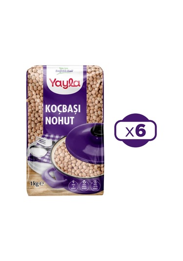 Yayla Koçbaşı Nohut 6 x 1 KG