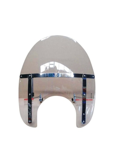 Motosiklet Chopper Ön Siperlik Camı Avrupa Model 4mm Kalınlık Chopper Model Uyumlu Motor Ön Camı