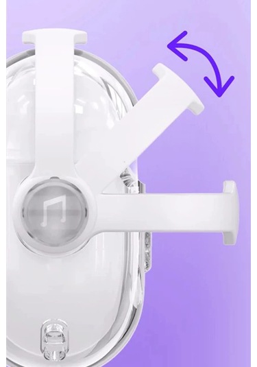 Apple Airpods Pro 3. Nesil İle Uyumlu Kılıf Kulaklık Dizayn Defens Case Şeffaf-beyaz