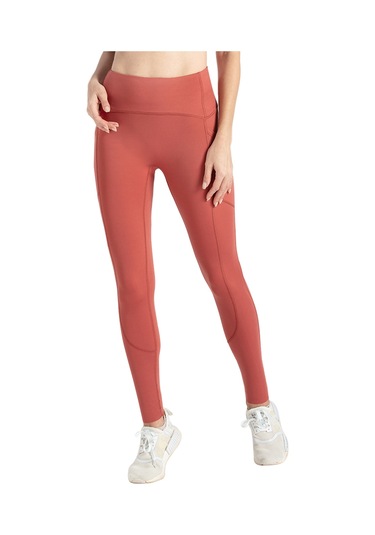 Geeroyoo Şık Kesimli Esnek Yoga Taytı, Yüksek Bel Ve Reflektif Detaylar - Pembe Us: Xxl Fildişi