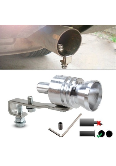 Turbo Islık Sesi Veren Egzoz Aparatı Large 29mm
