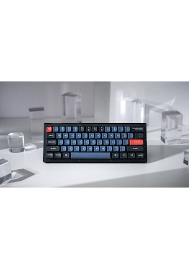 Keychron V4-B1 QMK Custom K Pro Red Switch RGB HotSwap Mekanik Klavye