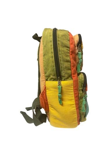 Kaliteli Tek Bölmeli Vintage Disayn Günlük Sırt Gezi Okul Seyahat Çantası Jannie Bag 27 Cm X 40 Cm Turuncu