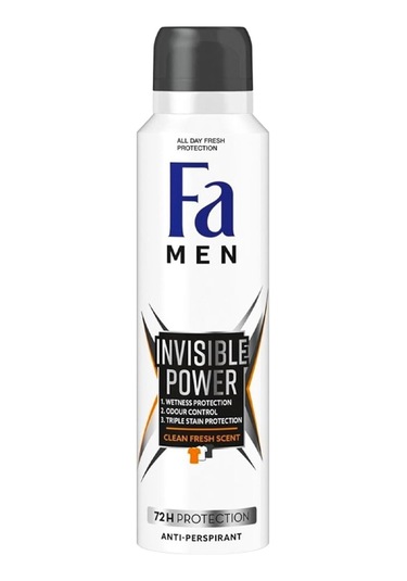Fa Men Invisible Power Erkek Sprey Deodorant 150 ML