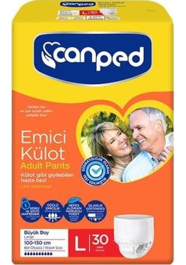 Canped Emici Külot Large 30'lu Paket L