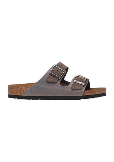 Birkenstock Arizona Vl Leoi Erkek Terliği 1029167-20089 Gri Gri