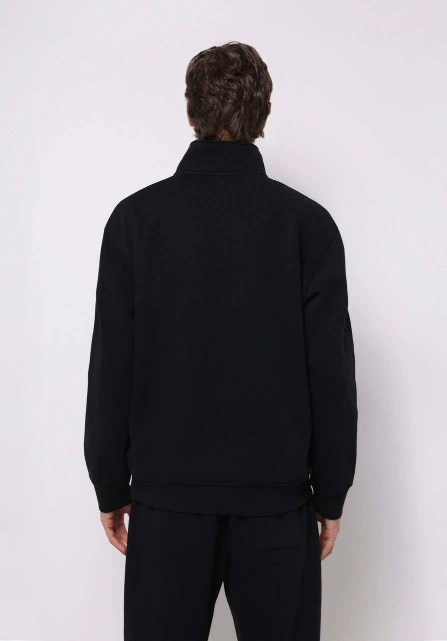 Colins Comfort Fit Erkek Siyah Sweatshirt Cl1077098 Q1.v2 Blk Siyah